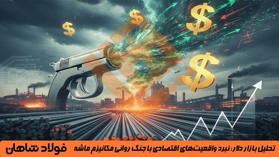عکس مقاله تحلیل بازار دلار: نبرد واقعیت‌های اقتصادی با جنگ روانی مکانیزم ماشه | فولاد شاهان