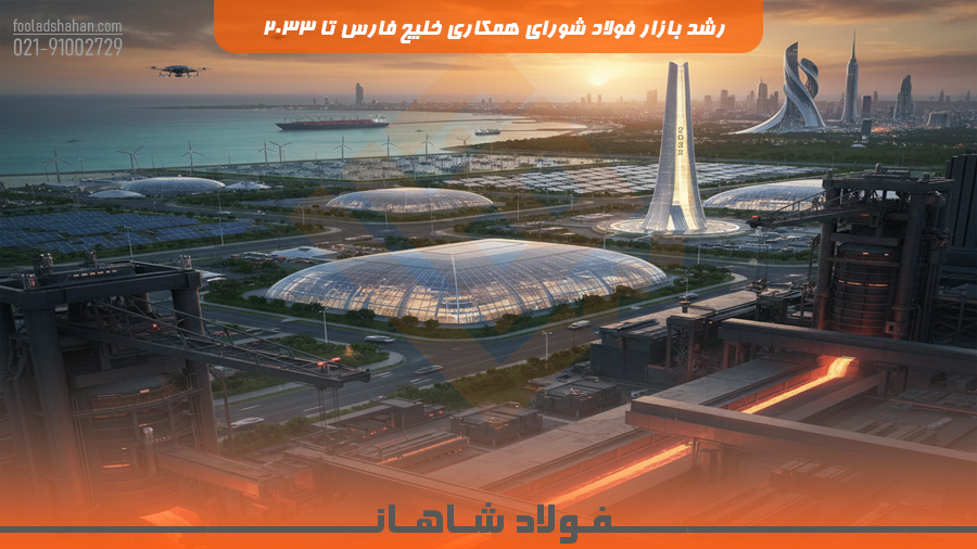 رشد بازار فولاد شورای همکاری خلیج فارس تا ۲۰۳۳ 1 شورای همکاری خلیج فارس